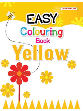 Little Scholarz Easy Colouring Book (Yellow)